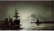 unknow artist Seascape, boats, ships and warships. 68 oil painting reproduction